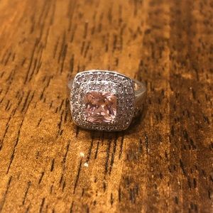 Pink statement ring size 6 by Fragrant Jewels